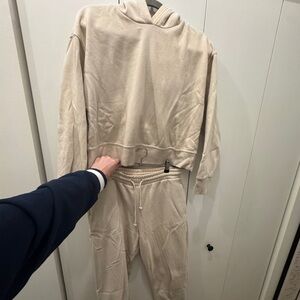 Zara Cream Loungewear Set